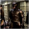 Watchmen : photo Alan Moore, Dave Gibbons, Malin Akerman, Patrick Wilson, Zack Snyder