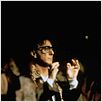 La cortina de humo : photo Barry Levinson, Dustin Hoffman