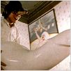 La Naranja mecánica : photo Malcolm McDowell, Stanley Kubrick