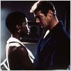 Vive y deja morir : photo Gloria Hendry, Guy Hamilton, Ian Fleming, Roger Moore