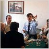 La novia vestía de negro : photo Claude Rich, François Truffaut, Michael Lonsdale, Michel Bouquet