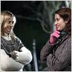 Un cuento de navidad : photo Anne Consigny, Arnaud Desplechin, Emmanuelle Devos