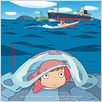 Ponyo en el acantilado : poster Hayao Miyazaki