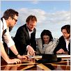 The Brothers Bloom : photo Adrien Brody, Mark Ruffalo, Rachel Weisz, Rian Johnson
