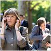 In the Loop : photo Armando Iannucci, Mimi Kennedy