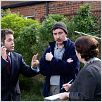 In the Loop : photo Armando Iannucci, Steve Coogan, Tom Hollander