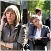 In the Loop : photo Armando Iannucci, Mimi Kennedy