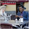 Los límites del control : photo Isaach de Bankolé, Jim Jarmusch, Tilda Swinton