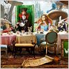 Alicia en el País de las Maravillas : photo Anne Hathaway, Helena Bonham Carter, Johnny Depp, Mia Wasikowska	, Tim Burton