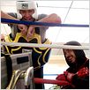 Iron Man 2 : photo Jon Favreau, Robert Downey Jr.