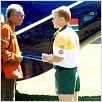 Invictus : photo Clint Eastwood, Matt Damon, Morgan Freeman