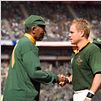 Invictus : photo Clint Eastwood, Matt Damon, Morgan Freeman