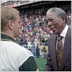 Invictus : photo Clint Eastwood, Matt Damon, Morgan Freeman