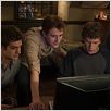 La red social : photo Andrew Garfield, David Fincher, Jesse Eisenberg, Joseph Mazzello