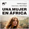 Una mujer en África : poster
