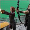 Marvel Los Vengadores : photo Jeremy Renner, Joss Whedon, Scarlett Johansson