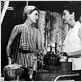 La noche de la iguana : photo Ava Gardner, Deborah Kerr, John Huston, Sue Lyon