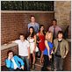 Greek : photo Amber Stevens, Clark Duke, Dilshad Vadsaria, Jacob Zachar, Jake McDorman