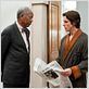 El caballero oscuro. La leyenda renace : photo Christian Bale, Morgan Freeman