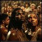 Matrix Revolutions : photo Andy Wachowski, Harold Perrineau, Lana Wachowski, Nona Gaye