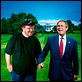 Fahrenheit 9/11 : photo George W. Bush, Michael Moore