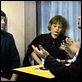 Una mujer es una mujer : photo Anna Karina, Jean-Claude Brialy, Jean-Luc Godard, Jean-Paul Belmondo