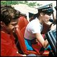 Pierrot el loco : photo Anna Karina, Jean-Luc Godard, Jean-Paul Belmondo