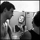Al final de la escapada : photo Jean Seberg, Jean-Luc Godard, Jean-Paul Belmondo