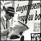 Al final de la escapada : photo Jean-Luc Godard, Jean-Paul Belmondo