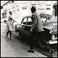 Al final de la escapada : photo Jean Seberg, Jean-Luc Godard, Jean-Paul Belmondo