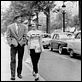Al final de la escapada : photo Jean Seberg, Jean-Luc Godard, Jean-Paul Belmondo