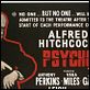 Psicosis : photo Alfred Hitchcock, Anthony Perkins