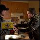 La guerra de los mundos : photo Justin Chatwin, Steven Spielberg, Tom Cruise