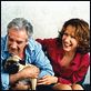photo Claude Berri, Nathalie Baye, Pierre Arditi