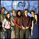 Serenity : photo Adam Baldwin, Alan Tudyk, Gina Torres, Jewel Staite, Joss Whedon