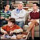 Dos hombres y medio : photo Angus T. Jones, Charlie Sheen, Jon Cryer, Martin Sheen