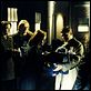 Expediente X : photo Annabeth Gish, Bruce Harwood, Dean Haglund, Gillian Anderson, Tom Braidwood