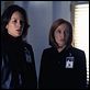 Expediente X : photo Annabeth Gish, Gillian Anderson