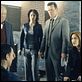 Expediente X : photo Annabeth Gish, Gillian Anderson, John Aylward, Michael Emerson, Robert Patrick