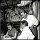 photo Gilles Grangier, Jean Gabin, Jeanne Moreau