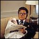 La cortina de humo : photo Barry Levinson, Dustin Hoffman