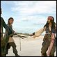 Piratas del Caribe 2: El cofre del hombre muerto : photo Gore Verbinski, Jack Davenport, Johnny Depp, Orlando Bloom
