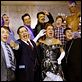 Los productores : photo Gary Beach, Matthew Broderick, Mike Jackson, Nathan Lane, Peter Bartlett
