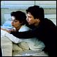 photo Arnaud Desplechin, Jeanne Balibar, Mathieu Amalric