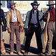 Silverado : photo Danny Glover, Kevin Kline, Lawrence Kasdan, Scott Glenn