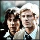 Todos los hombres del presidente : photo Alan J. Pakula, Dustin Hoffman, Robert Redford