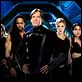 Andromeda : photo Brent Stait, Gordon Michael Woolvett, Kevin Sorbo, Laura Bertram, Lexa Doig
