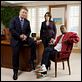 Rockefeller Plaza : photo Alec Baldwin, Tina Fey, Tracy Morgan