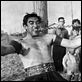 La Strada : photo Anthony Quinn, Federico Fellini