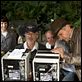 Indiana Jones y el Reino de la Calavera de Cristal : photo Cate Blanchett, Frank Marshall, Harrison Ford, Steven Spielberg